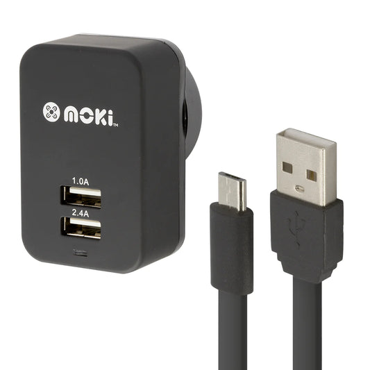 MicroUSB SynCharge Cable + Wall