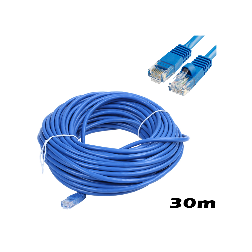 30 Metre Ethernet Cable - Cat5e RJ45