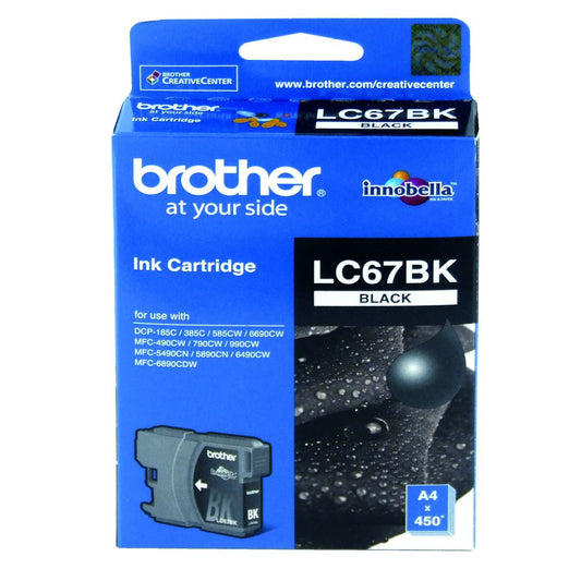 Brother LC67 (Genuine) Ink - BLACK