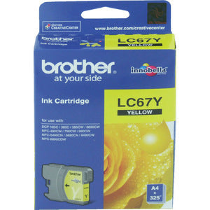 Brother LC67 (Genuine) Ink - YELLOW