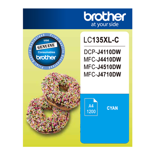Brother LC135XL (Genuine) Ink - CYAN