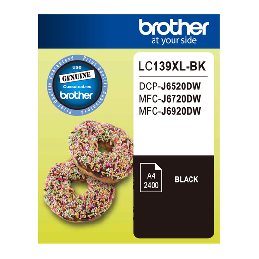 Brother LC139XL (Genuine) Ink - BLACK