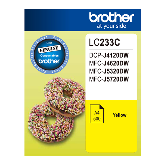 Brother LC233 (Genuine) Ink - YELLOW