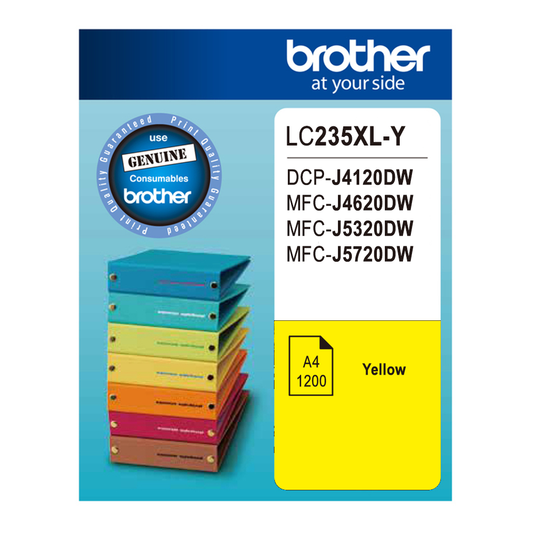 BROTHER LC235XL (Genuine) Ink - Yellow