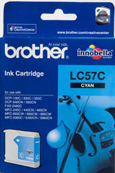 Brother LC57 (Genuine) Ink - CYAN