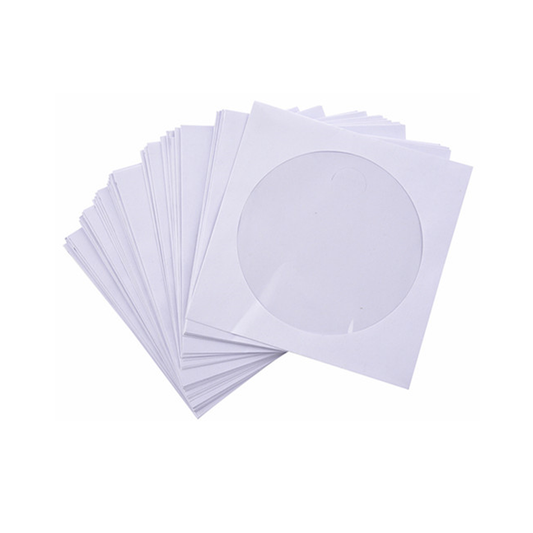 Paper CD Sleeves - 100 Pack