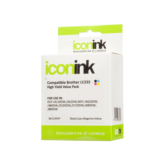 Brother LC233 (Compatible) Ink Value Pack - (ALL COLOURS)
