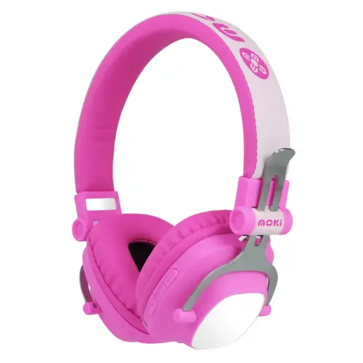 [ACC_MOKI-HPEXKP] Moki Exo Kids Wireless Headphone - Pink